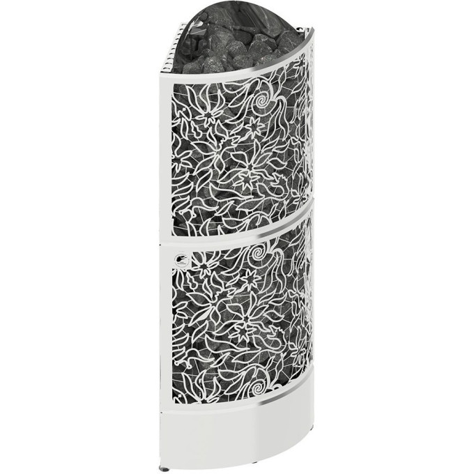 Электрическая печь SAWO DRAGONFIRE HEATER KING DRFT6-90NS-CNR-P-C (9 кВт, выносной пульт, угловая, нержавейка)